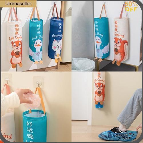 Storage Bag Gantung / Tas Organizer Penyimpanan Plastik Sampah / Keranjang Rak Dispenser Penyimpanan
