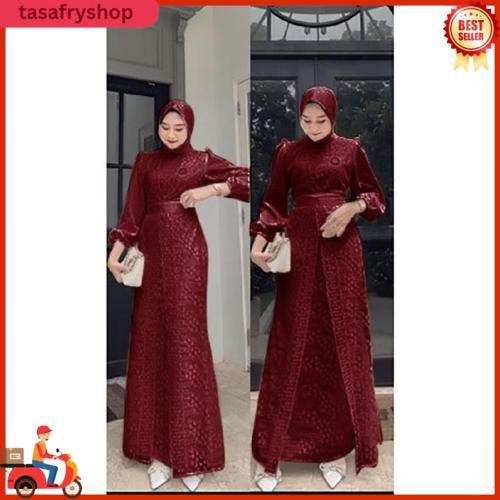 Gamis Elika Gamis Lebaran Terbaru Gamis Wanita Dress Kondangan Baju Kondangan Wanita Kekinian Gamis 