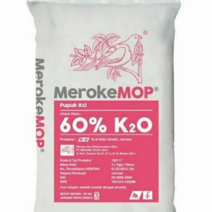 PUPUK KCL 50 KG KEMASAN ORIGINAL PABRIK