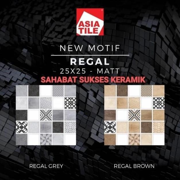 Keramik Lantai Kamar Mandi 25x25 cm Regal Series By Asia Tile