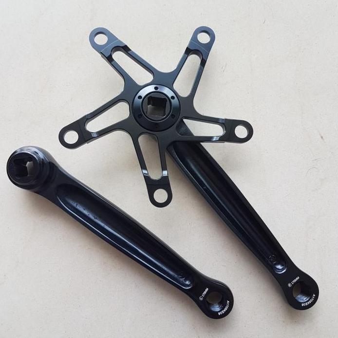 crank arm super hollow LITEPRO CNC alloy enteng bb kotak crankarm ixf