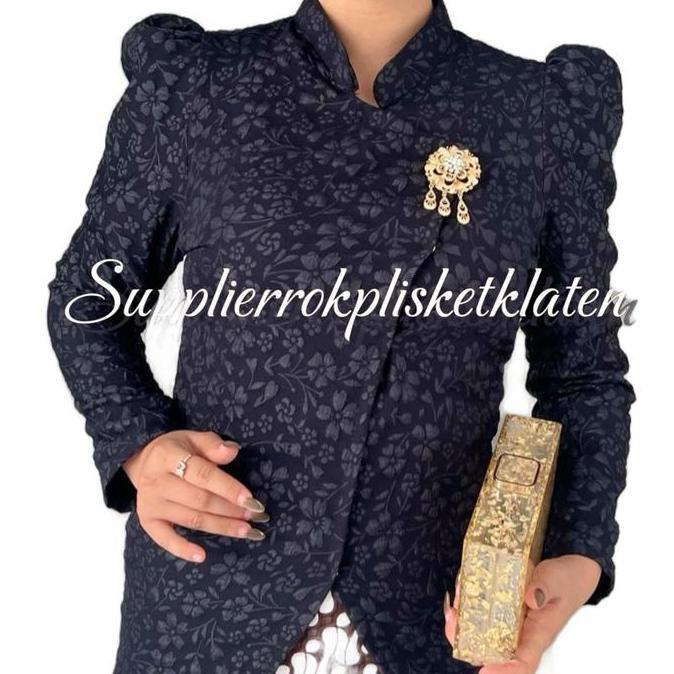Promo / Kebaya Janggan Bahan Jaguar Fukuro Dress Seragam Wanita Panjang