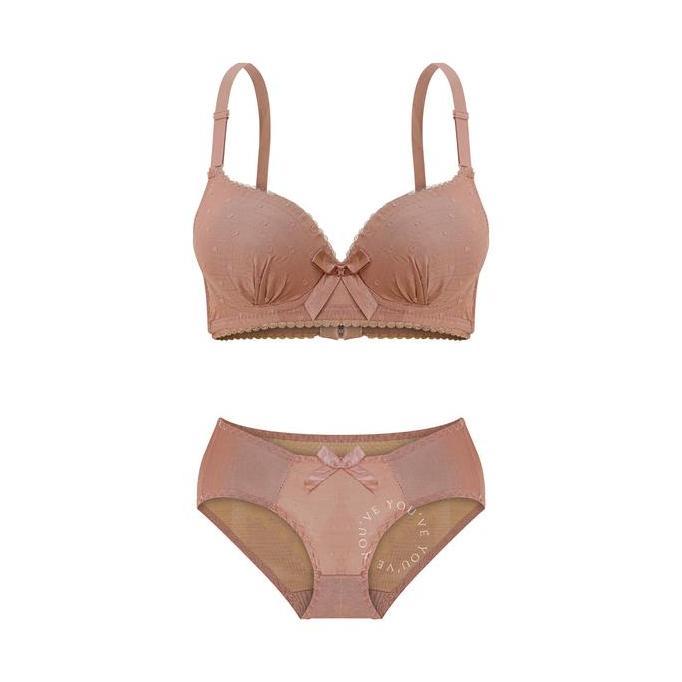 You've Paket Hemat 1PCS BH Set Bra Set Wanita Kawat 200025 + 1PCS BH Set Bra Set Wanita Kawat Busa S