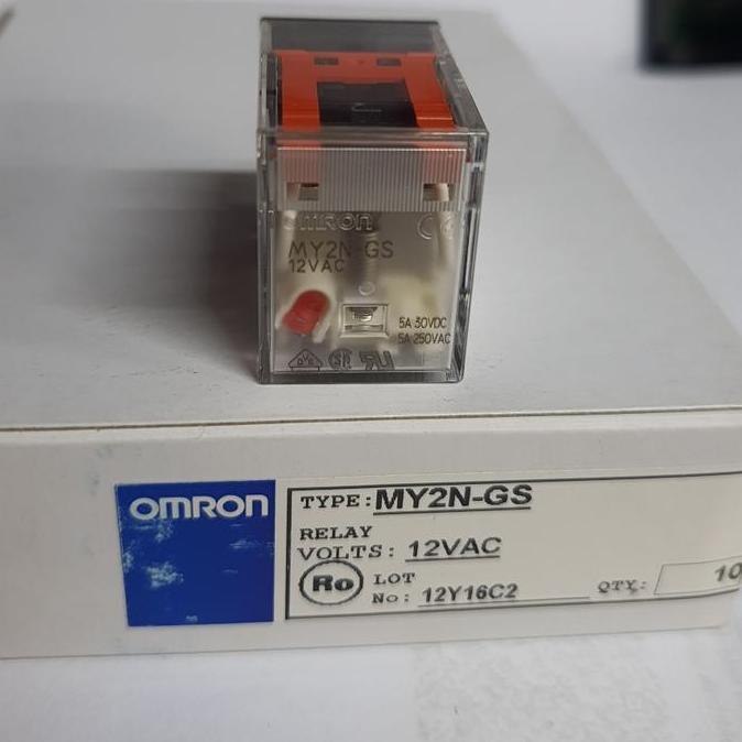 Relay My2N-Gs 12 Vac Relay Omron Original Baru