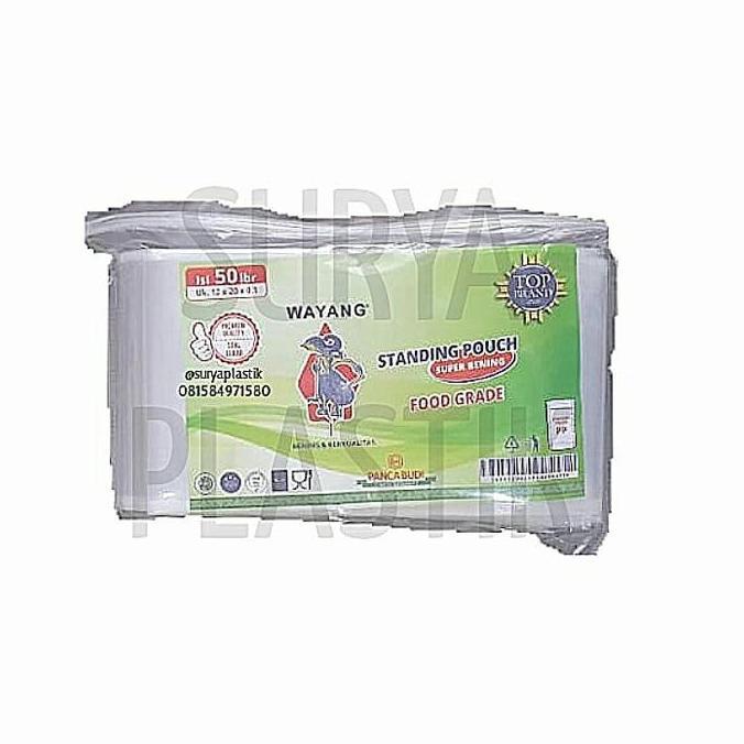 Xfood- Plastik Standing Pouch 14X22 Wayang Plastik Kemasan Snack