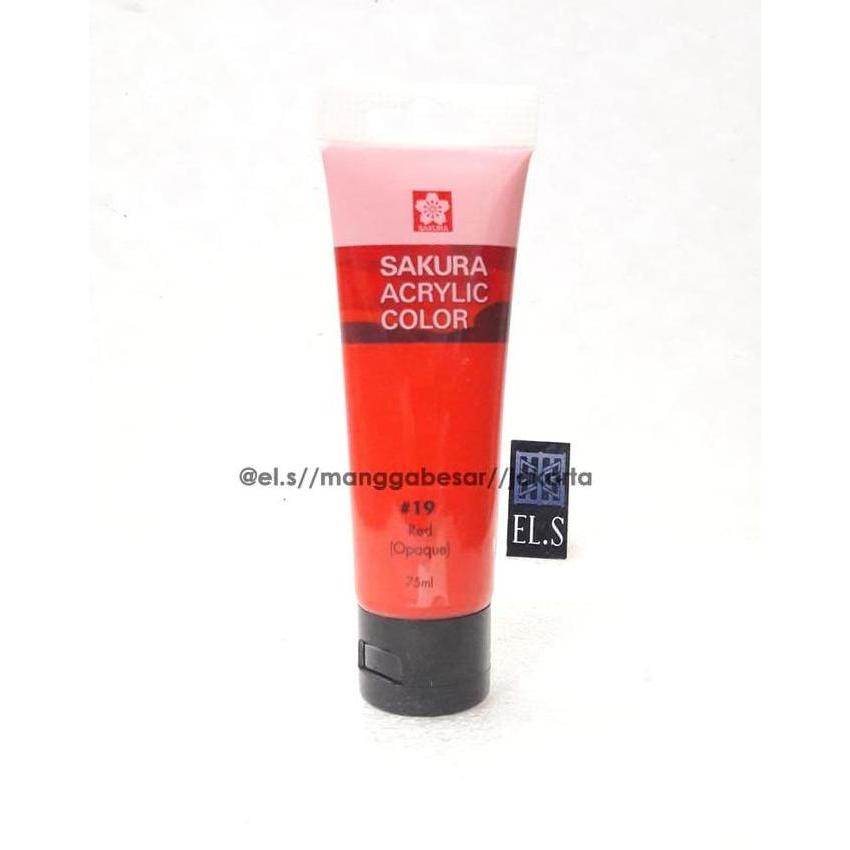 Colore- Sakura Acrylic Paint Red ( Cat Acrylic )