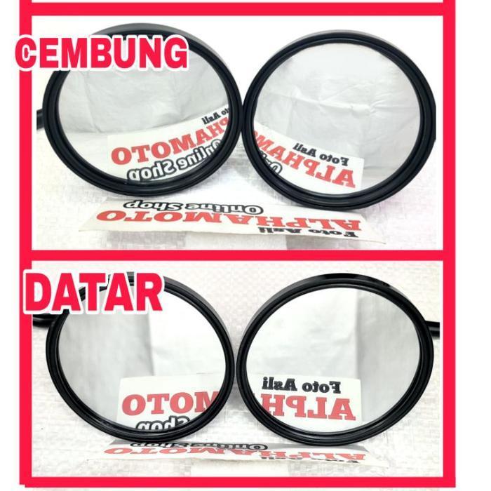 Kaca Spion Bulat Klasik Pendek W175 Scoopy Xsr155 Tiger Scorpio Klx C70 Fino Fazzio Pcx Mio Retro Cl