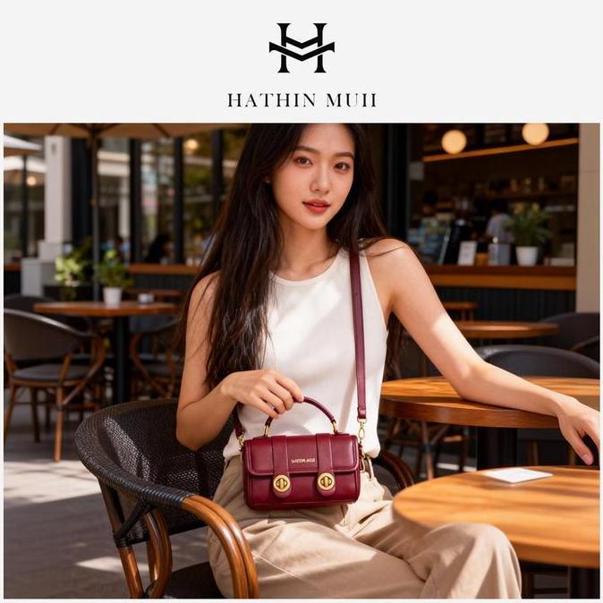 Tas Wanita Hmu5112-Hathinmuii - [Coco Loop] Tas Selempang Wanita Tas Cambridge Fashion Hand Bag Wani