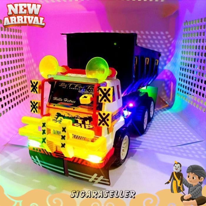 Mobilan Truk Miniatur/ Mainan Anak Dump Truk Besar