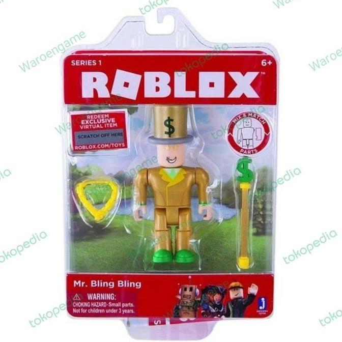 Roblox Original MR.BLING Exclusive Virtual Item Figure Game