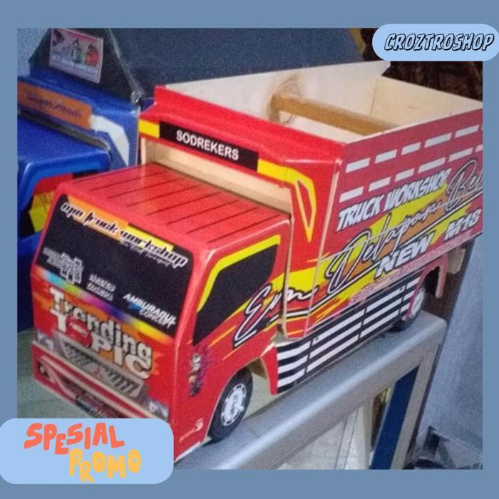 Pola Stiker Miniatur Truk Oleng Ukuran Jumbo