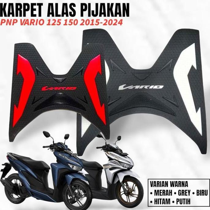 TERLARIS KAET ALAS KAKI VARIO 125 150 2015-2024 ANTI SELIP ALAS PIJAKAN KAKI VARIO 125/150 HS55