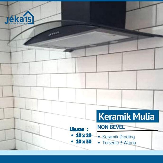 Keramik Mulia 10 X 30 Non Bevel//Keramik Dinding Subway Glossy
