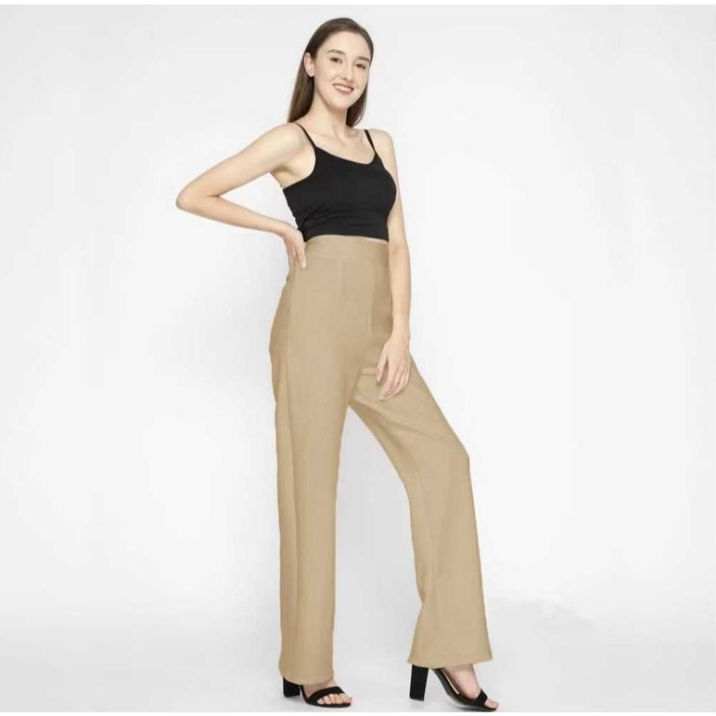 HOT ZLL - CELANA KULOT SCUBA PREMIUM  HITAM PUTIH MILO COKSU PINGGANG KARET