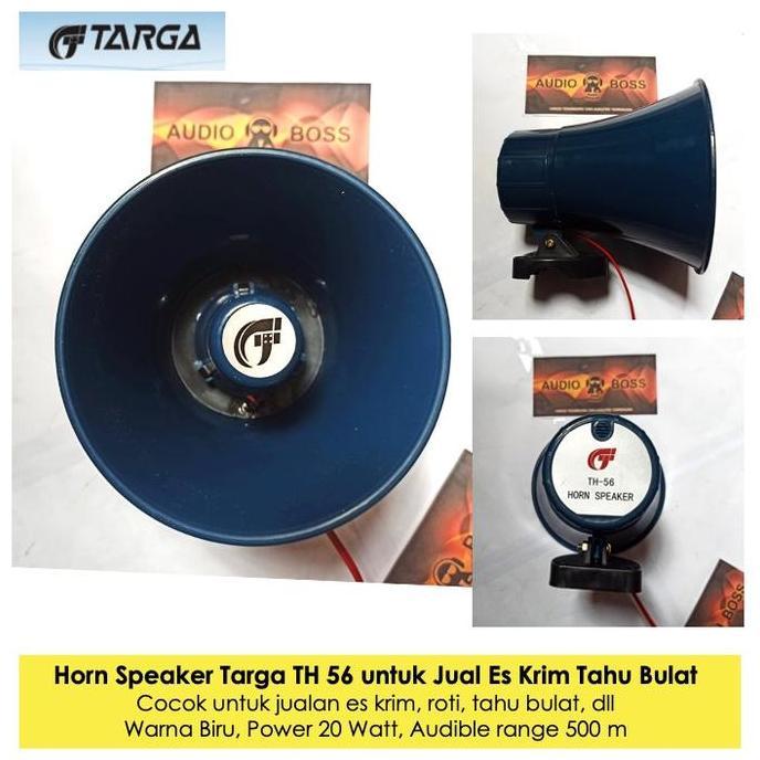 Trumpet Horn Speaker Targa TH 56 untuk Jual Es Krim Tahu Bulat Roti