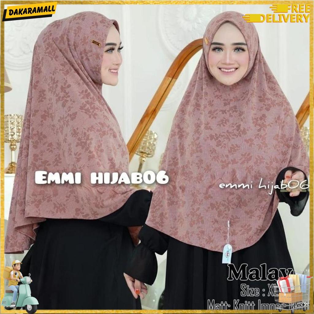 Hijab Bergo Knit Malay Xl Motif Terbaru ]Kualitas Unggulan