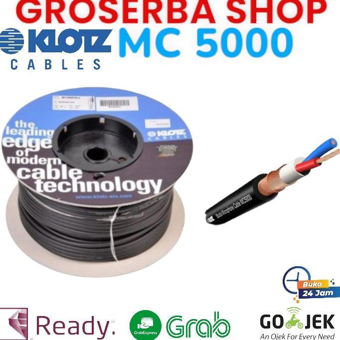 KABEL AUDIO KLOTZ MC 5000 METERAN / KLOTZ MC5000 KABEL MICROPHONE HARGA PER METER ORIGINAL GERMANY