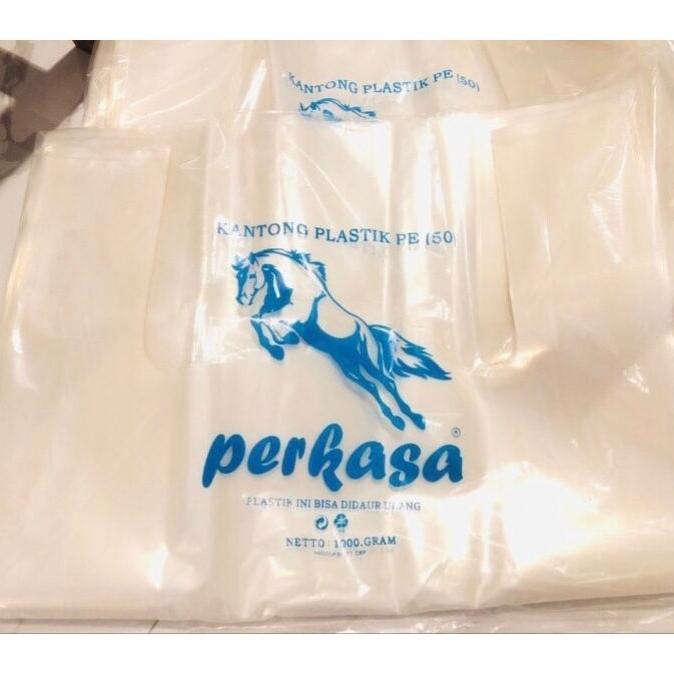 Kantong Plastik Takeaway Pe Bening Jumbo Uk 50 | Kresek Bening Utk Box Kue, Makanan, Catering, Parce