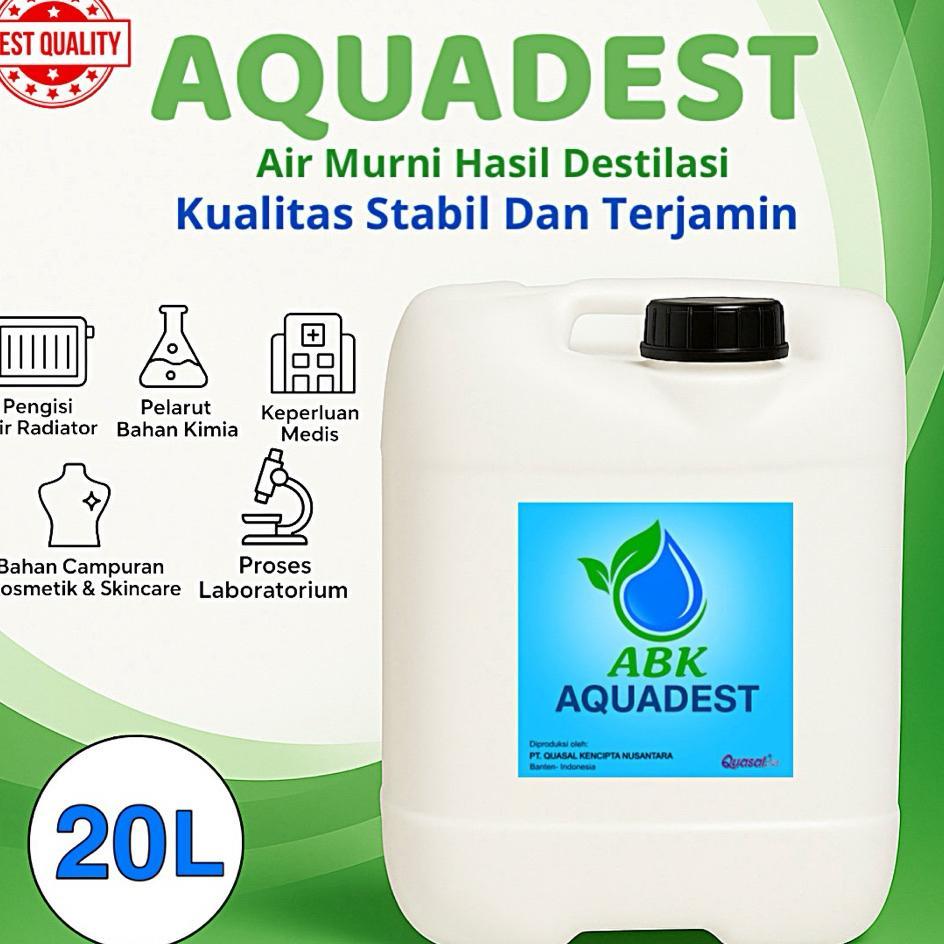 Aquadest Aquadest /Distilled Water /Air Suling 20 Liter