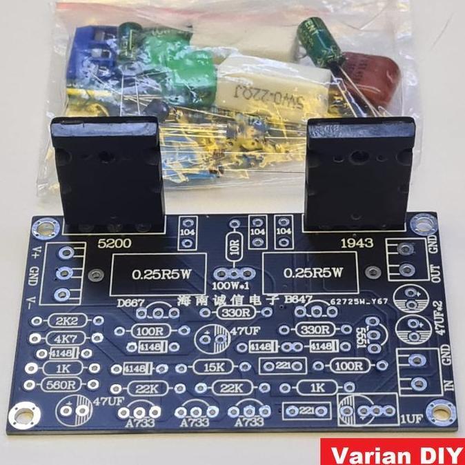 Modul HIFI Power Amplifier Final 100W OCL SOCL Subwoofer Home Theater