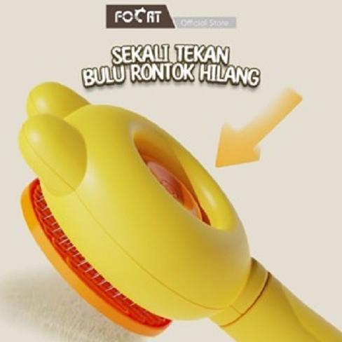 AUREVORASHOP [PAKET HEPI 1] FOCAT GUNTING KUKU ANJING KUCING F29  F14 PET COMB BRUSH GRATIS VITAMIN 