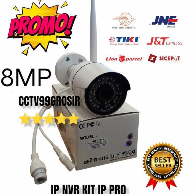 KAMERA WIRELESS NVR KIT OUTDOOR HD TURBO 8MP KHUSUS NVR KIT PAKET