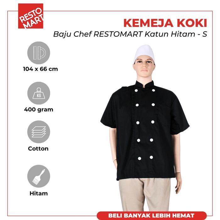 Seragam Chef/Baju Chef/Kemeja Koki RESTOMART Katun(1394171)