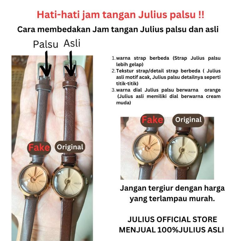 RAVIERACOLLCET JAM TANGAN JULIUS WANITA ORIGINAL JA-979 BERKUALITAS