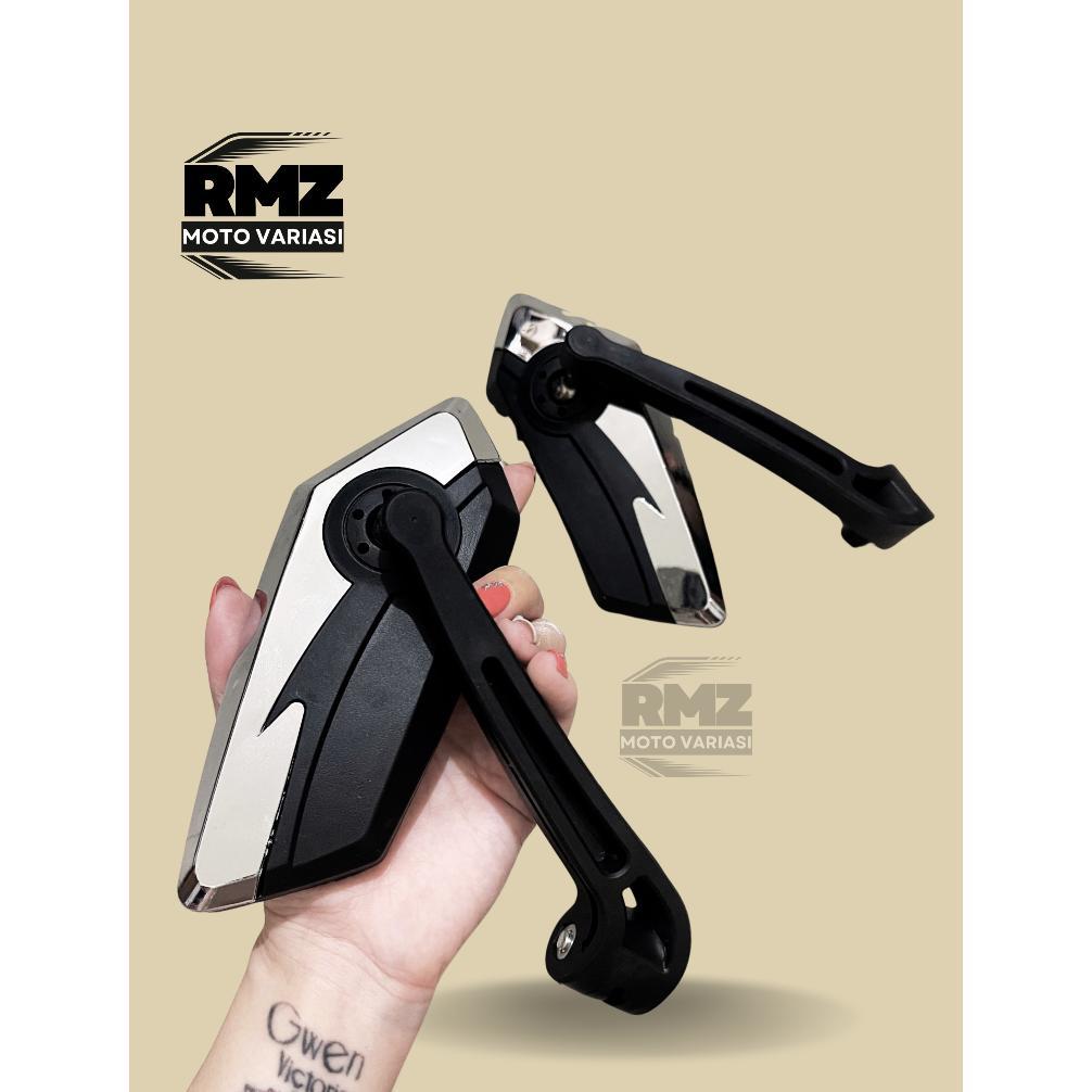 PROMO TERBARU Spion Motor Racing Lipat Model Koso Universal Kanan Kiri Spion Variasi Sport Touring M