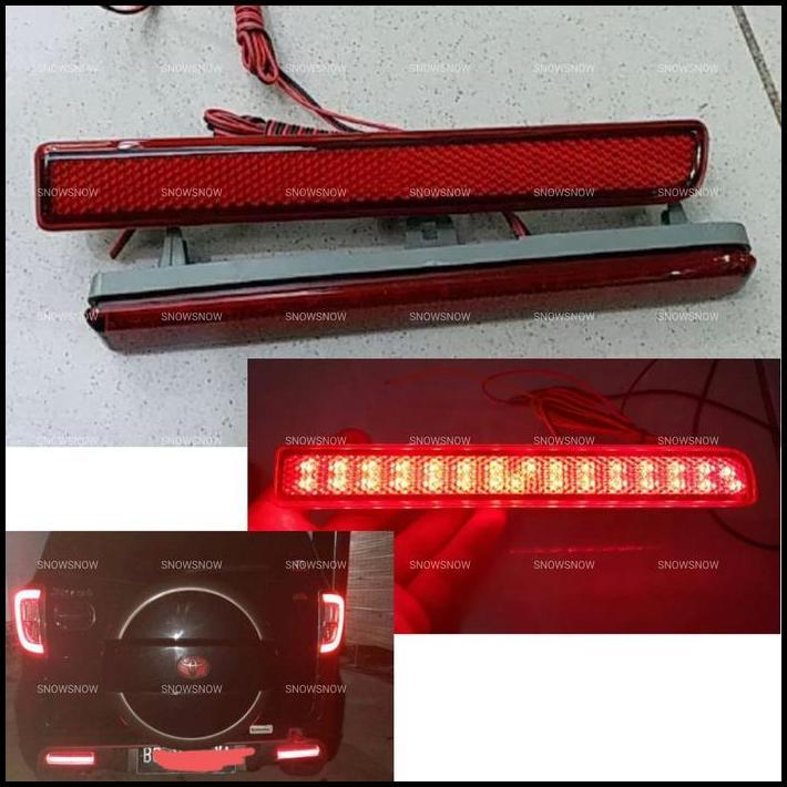 TERBARU REFLEKTOR BUMPER BELAKANG NEW RUSH TERIOS 2012 2015 2017 LAMPU !