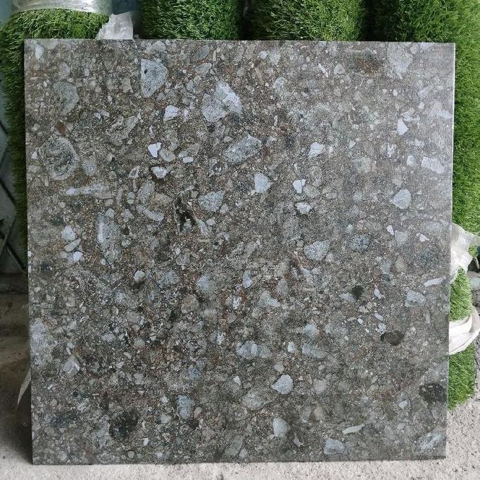 KERAMIK 60X60 MATT KASAR ABU TERAZO / TERASO DARKGREY pasti promo