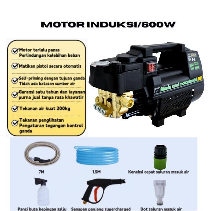 Jet Cleaner Maja All Type High Pressure Washer 120 Bar 450 Watt 600W 180 Bar - Mesin Cuci Kendaraan 