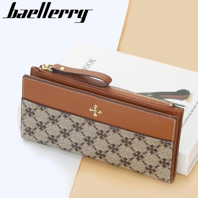 Dompet Wanita Dompet Panjang Wanita Kulit Baellerry N5585
