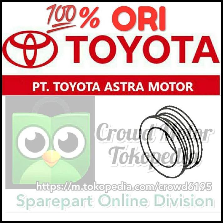 TERLARIS PULEY PULI ALTERNATOR AVANZA XENIA 1500CC 2012-2016 ORI TYT 100% 