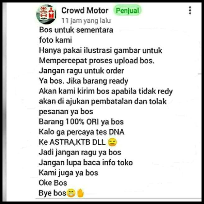 DISKON PULEY PULI ALTERNATOR AVANZA XENIA 1300CC 2012-2016 ORI TYT 100% 