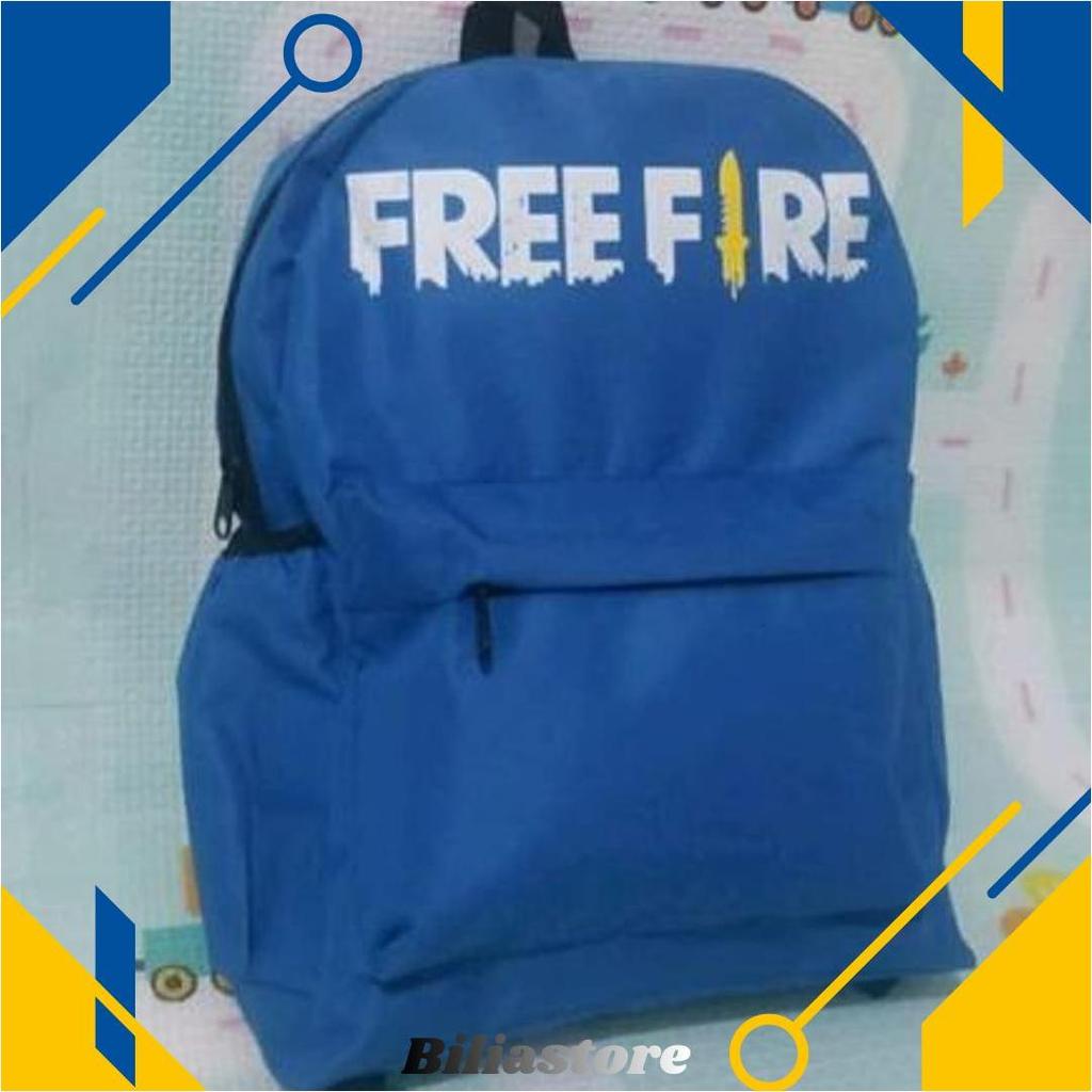 Ransel Backpack Anak FREE FIRE ransel anak termurah / FF / BOOYAH / tas gandong / ransel anak sekola