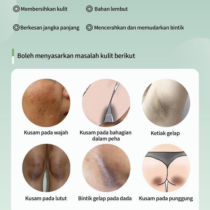 Kliolangpara - Isi Paket RahasiaMEETFACE Gel Pengelupasan Kulit Ekstrak Herba 50g - Scrub Wajah & Ba