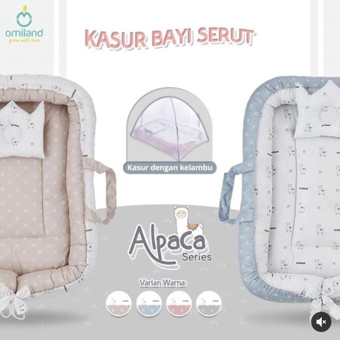 TERLARIS OMILAND KASUR BAYI SERUT + KELAMBU KOJONG BISA DILEPAS BOLAK BALIK