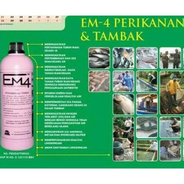 Promo Cod Em4 Pink Pupuk Organik Cair Perikanan Dan Tambak 1Liter ><