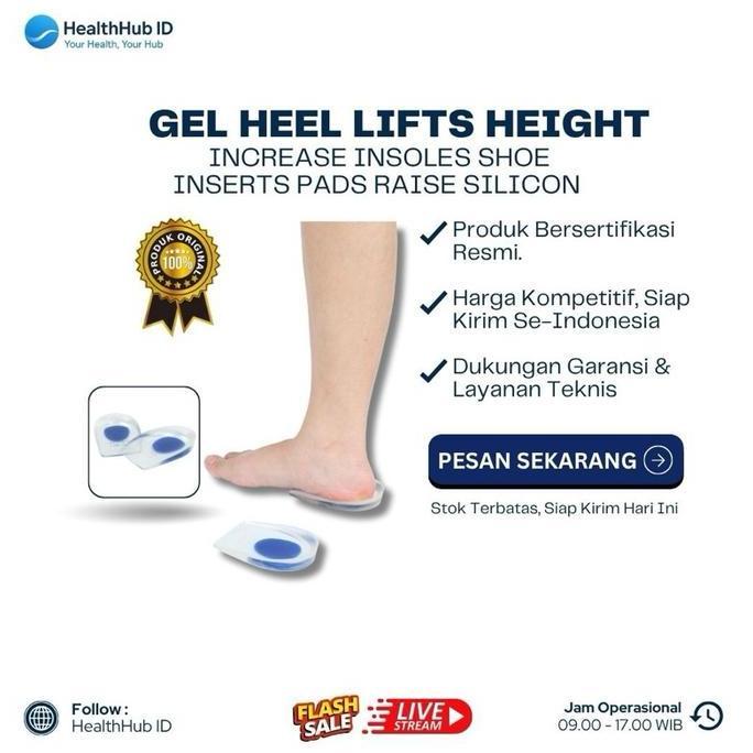Insole Silicone Heel  Insol Tumit