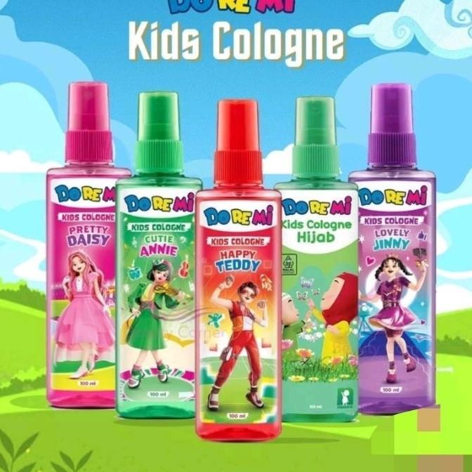 Doremi Kids Cologne Low Alcohol | Skin Moisturizer 100Ml, 60Ml | Parfum Murah Tahan Lama