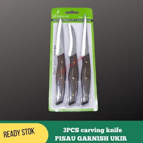 PISAU GARNISH UKIR SET SAYUR BUAH bonsai buah kelapa