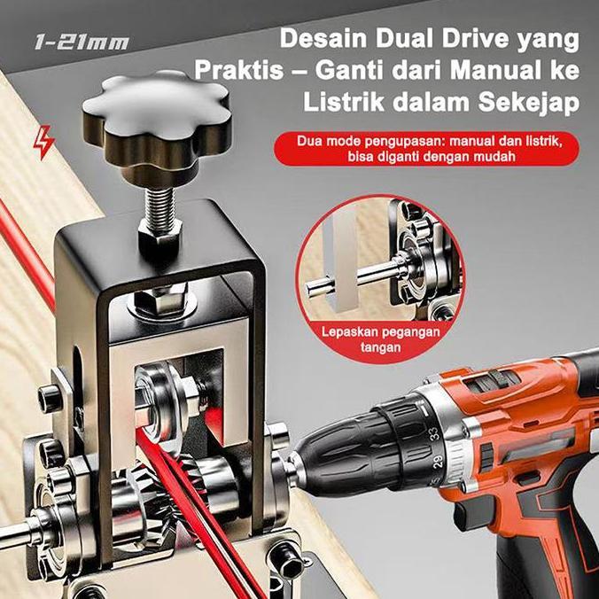 Mesin Pengupas Kabel Mesin Stripping Kabel Manual/Bor Listrik Alat Pengupas Mesin Pengupas Kabel