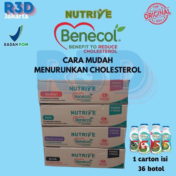 Utsukushi- Minuman Nutrive Benecol (1 Dus) Isi 36Botol