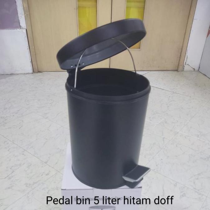 TEMPAT SAMPAH INJAK 3 LITER / PEDAL BIN / TEMPAT SAMPAH STAINLESS lm