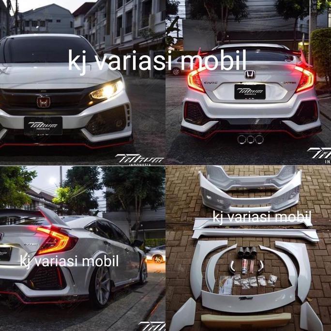 Promo Body kit honda civic turbo tithum HB type R mode plastik ABS thai Diskon