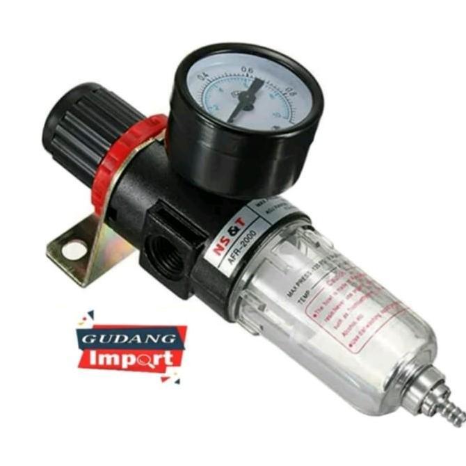 Regulator Filter Saringan Setelan Tekanan Angin Kompresor Tekiro