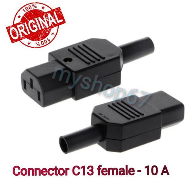 AONI Konektor C13 female - 10 Ampere ( Socket C13 female )