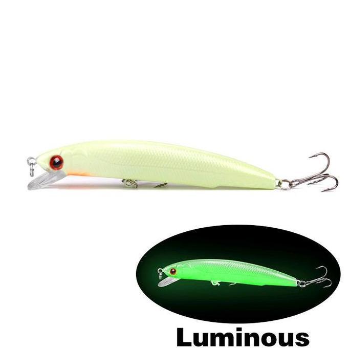 Umpan Minnow 3D Berat 17G Panjang 12Cm Gid Pancing Ikan Luminous Dengan Desain Mengkilap Allshop