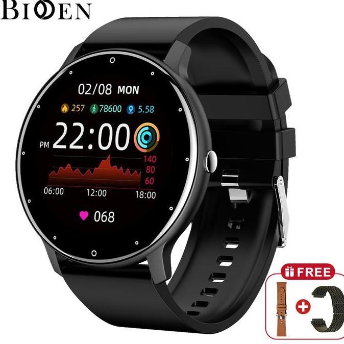 Pamilavast - BIDEN Smart Watch Pria Full Touch Screen Phone Call Wireless Charge